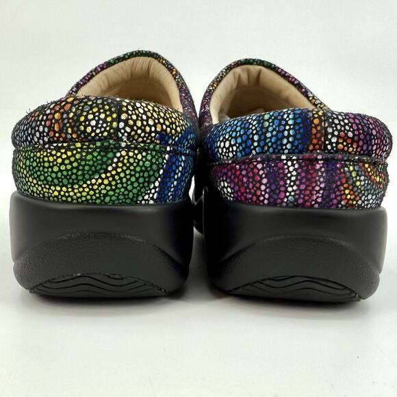 Alegria Kayla Bullseye Colorful KAY-387 Comfort Mules Slip On Shoes Size 37 US 7 - Picture 4 of 8